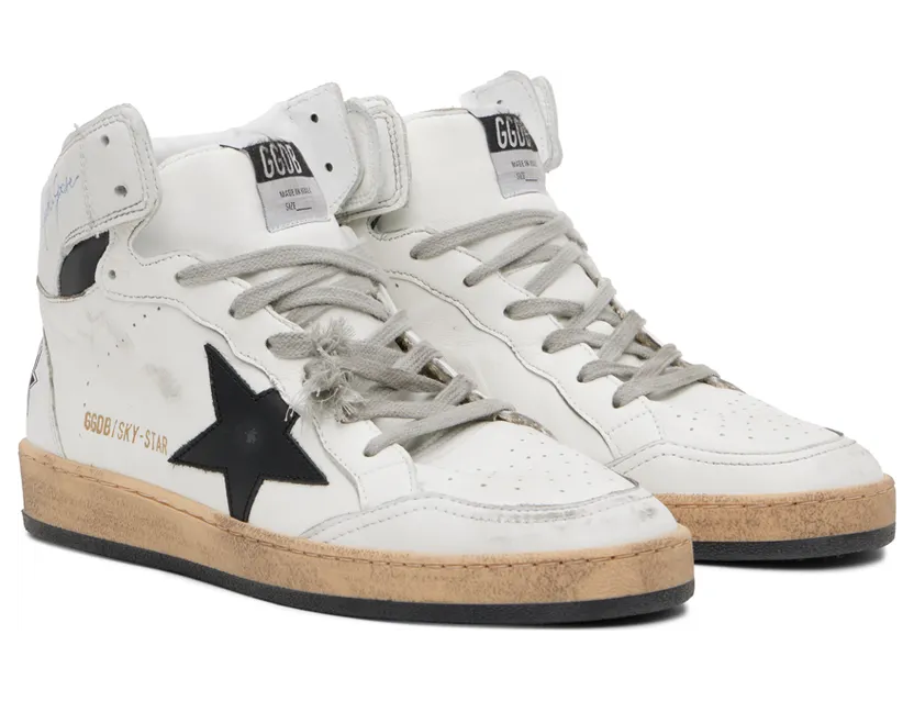 Golden Goose White Sky Star Sneakers (GMF00230.F002190.10283) (4)