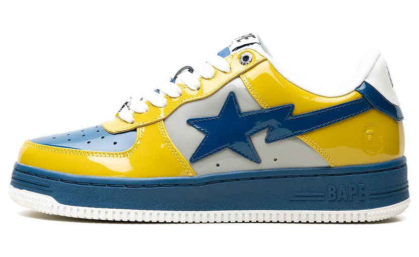 Bape Sta “Nostalgic Blue / Yellow” (1I80191006)