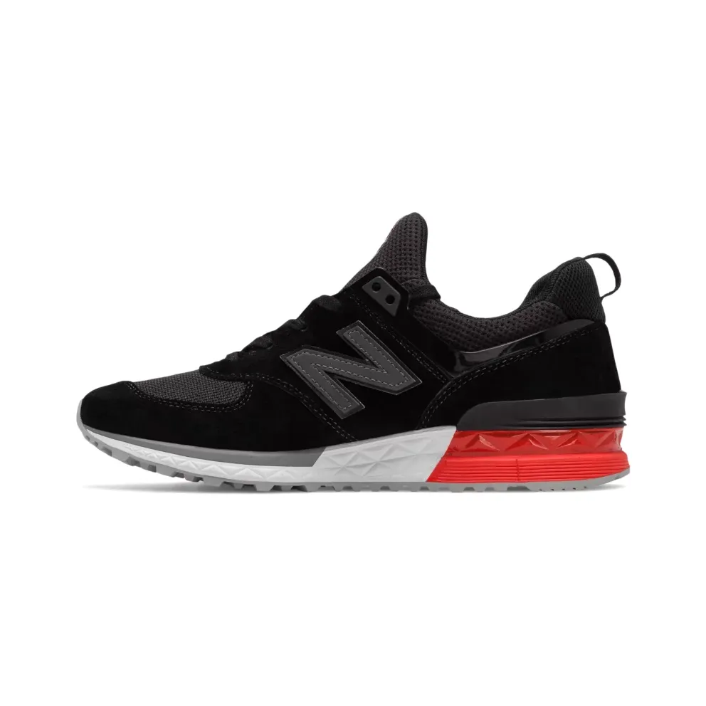 New Balance 574 Sport Black Red (MS574AB)