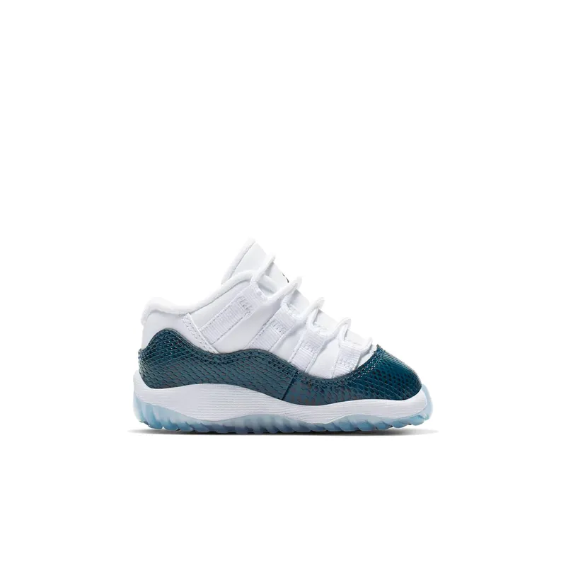 Jordan 11 Retro Low Snake Navy 2019 (TD) White/Black-Navy (CD6849-102)