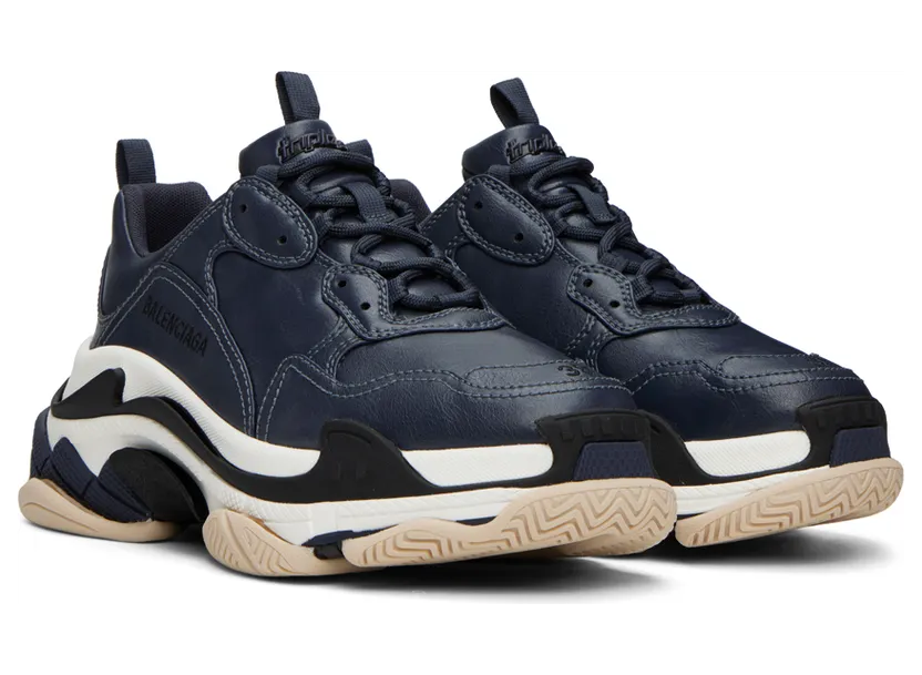 Balenciaga Triple S Low Top “Navy” (536737-W2FAD-4197) (4)