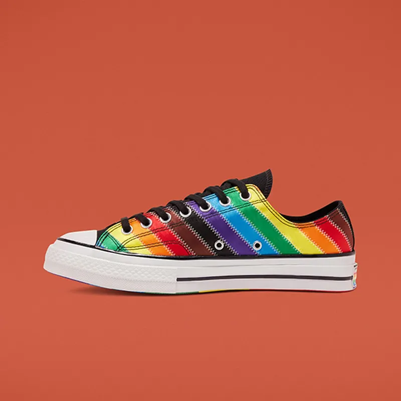 Converse Chuck Taylor All-Star 70s Ox Pride (2020) White/Black-Dark Roast (167756C)
