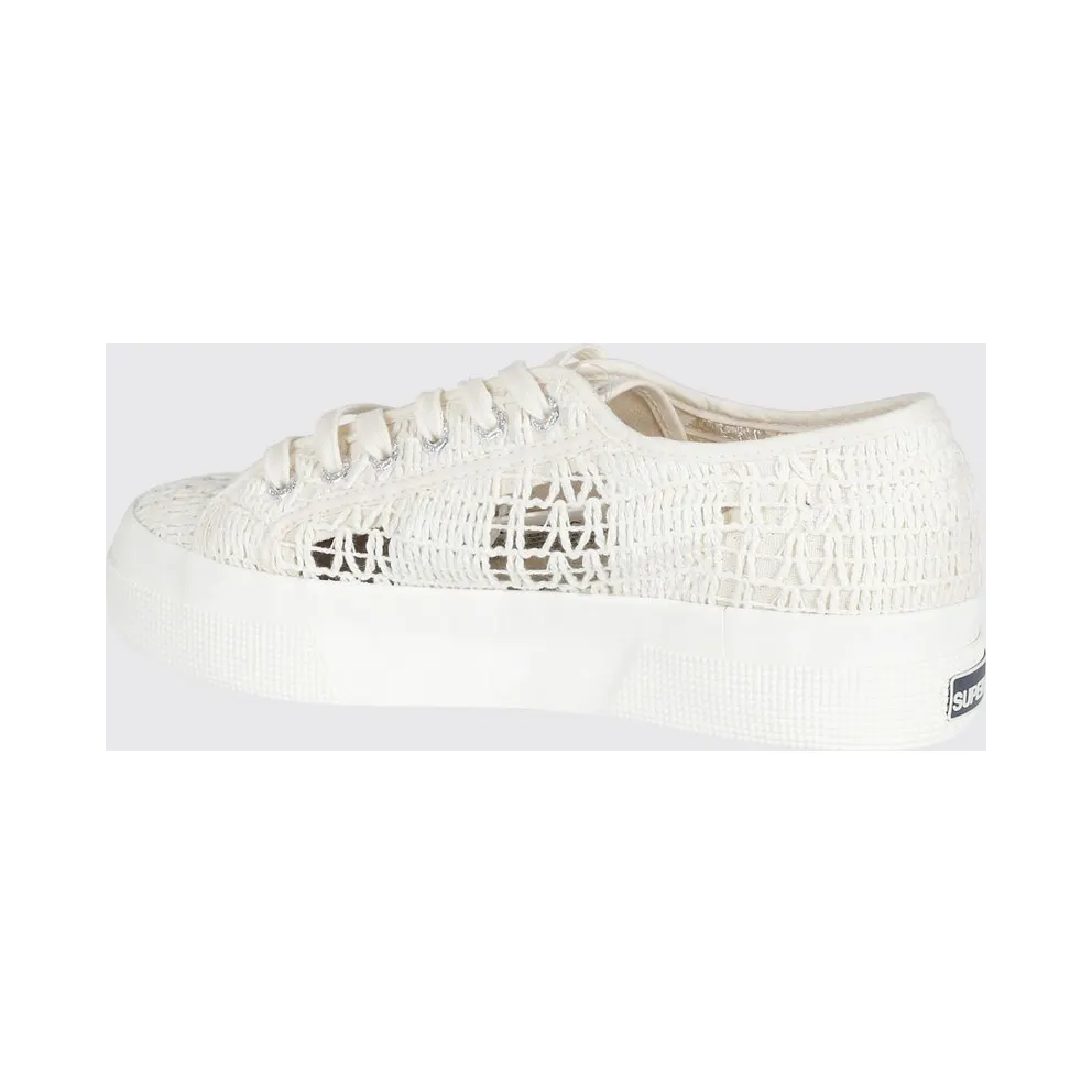 SUPERGA 2740 Platform Crochet Cotton Cream (S61448WA0N)