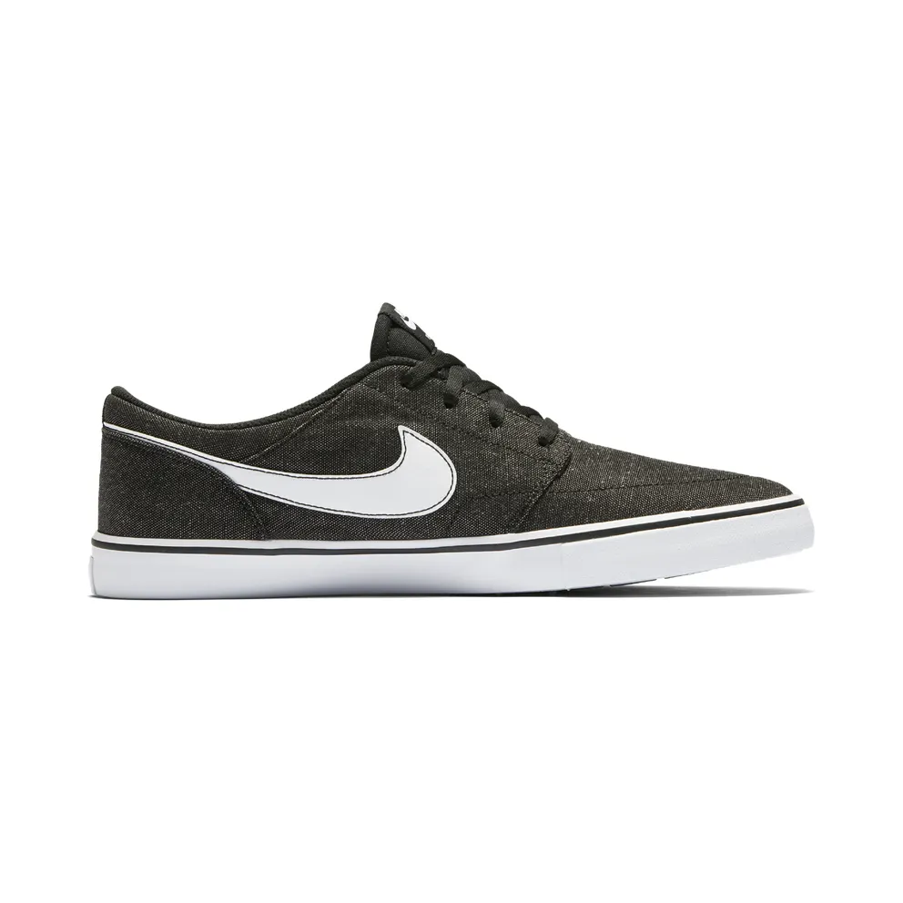 Nike SB Solarsoft Portmore II Canvas Premium “Black / White” (880269-001)
