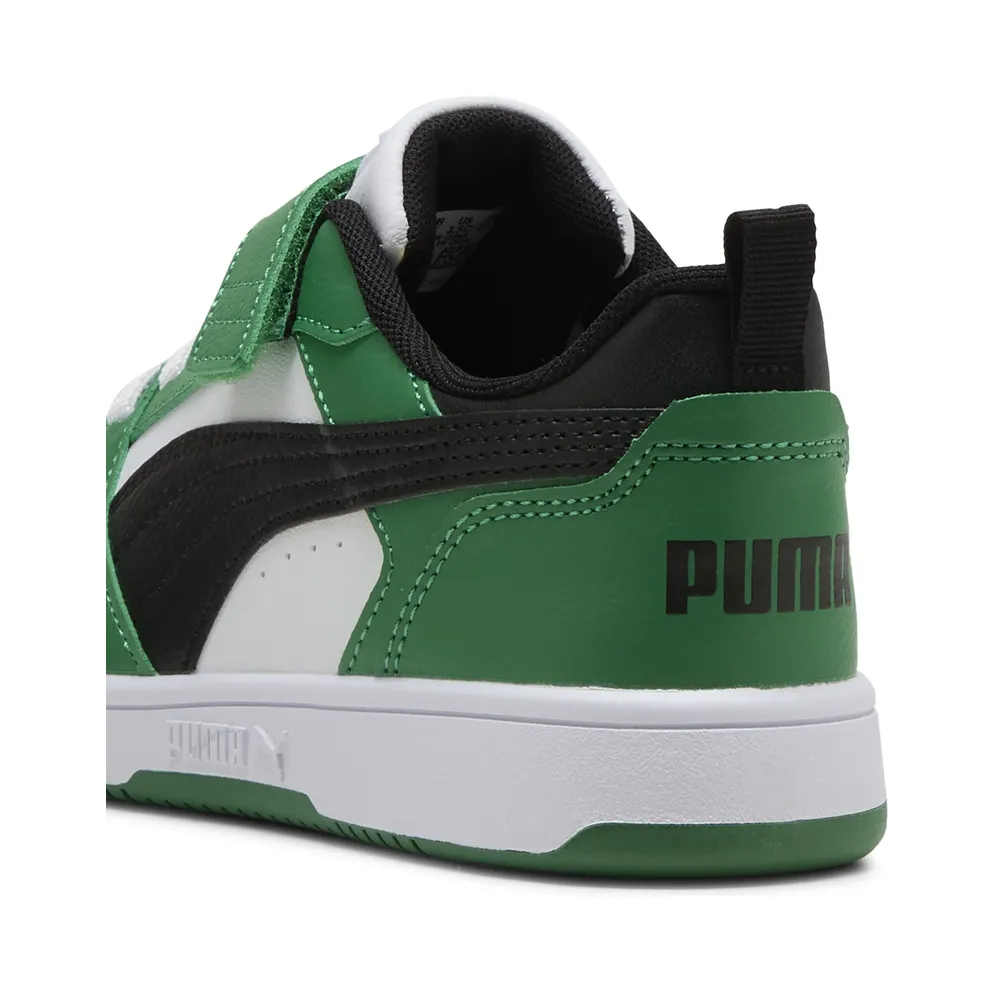 Puma Rebound V6 Lo “Puma White / Puma Black / Archive Green” (397419_05)
