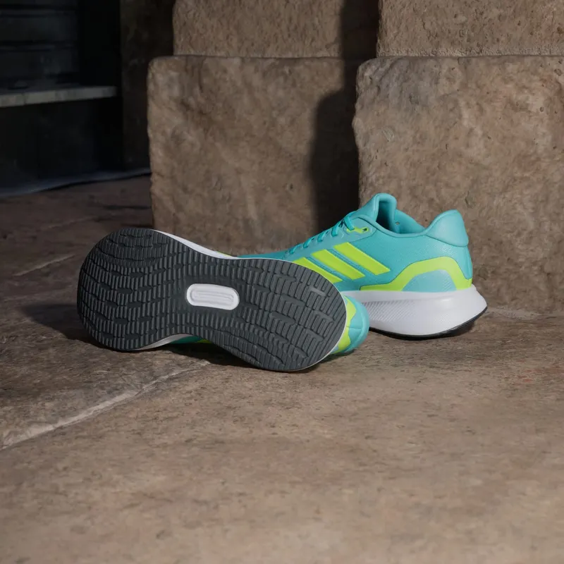 Adidas Runfalcon 5 Running Shoes Flash Aqua / Lucid Lemon / Core Black (JI3387)