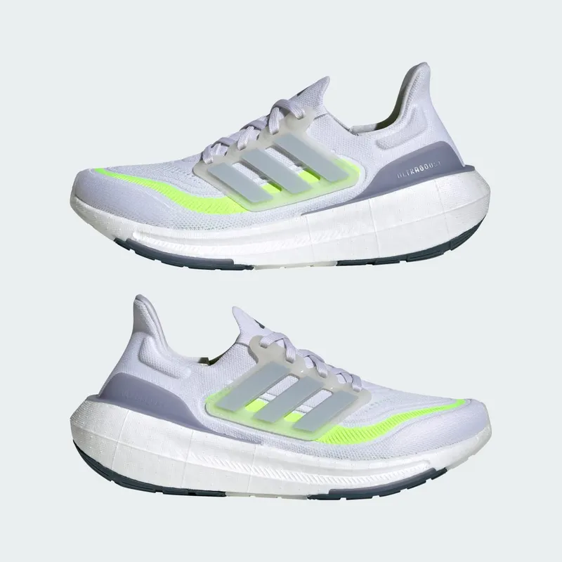 adidas Ultra Boost Light Cloud White Wonder Blue Lucid Lemon (IE1775)