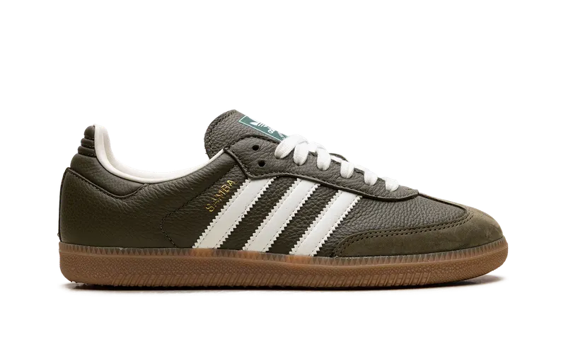 Adidas Samba OG “med dark khaki/off-white/gum” (JR0890)