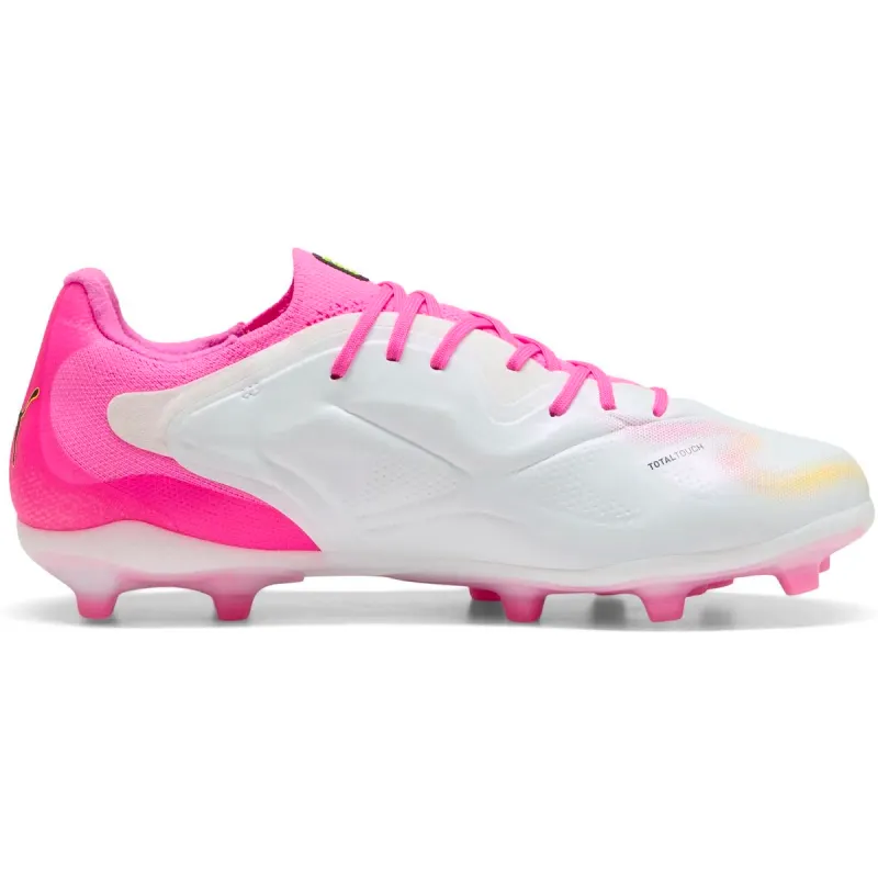 Puma Fußballschuh KING 20 PRO FG/AG für Herren, weiß, Größe 41 ½ EU (108461)