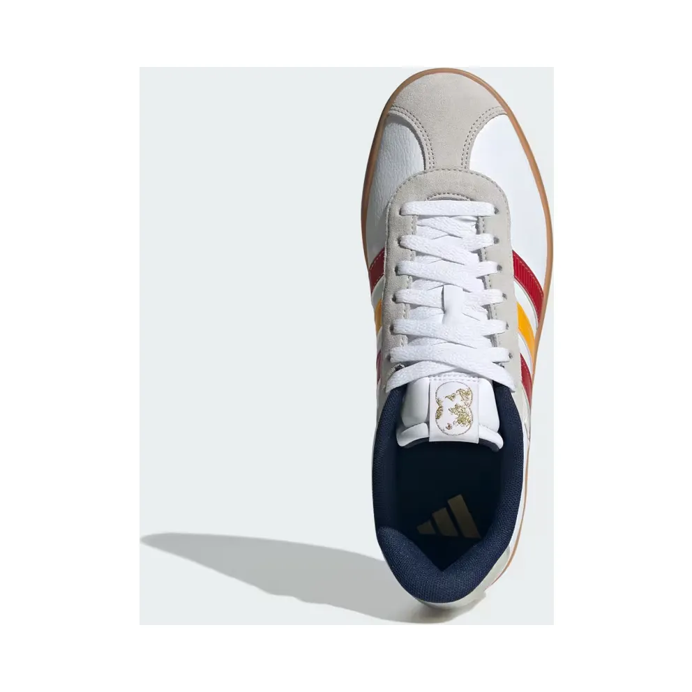 adidas VL Court 3.0 “Cloud White / Team Power Red 2 / Crew Yellow” (HQ0138)