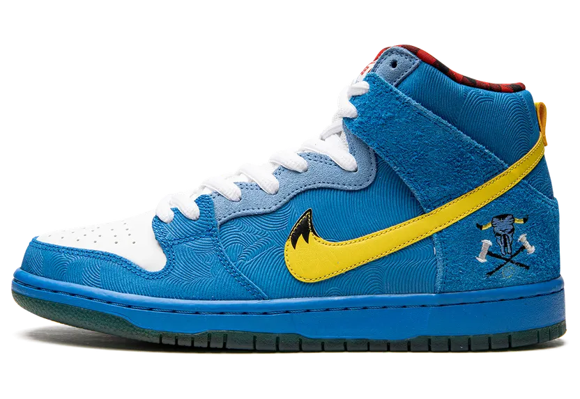 Nike Dunk High Premium SB ‘Familia’ Photo Blue/Tour Yellow-White-University Blue (313171-471)