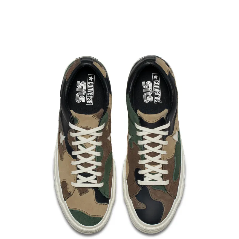 Converse One Star SNS Camo (Brown) Canteen/Black Forrest-White (161406C)