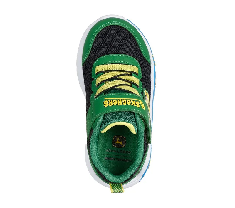 Skechers John Deere: Play Scene – Barn-Squad Buddies Sneaker Groente/Black