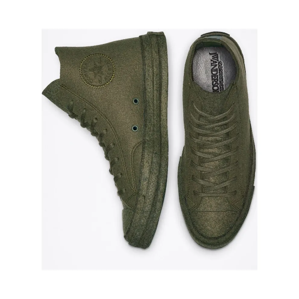 Converse Chuck Taylor All-Star 70s Hi JW Anderson Felt Tarmac Tarmac/Stone Grey-Black (162954C)