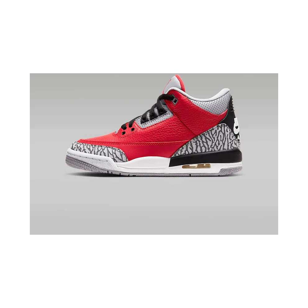 Jordan 3 Retro SE Fire Red (GS) Fire Red/Fire Red-Cement Grey-Black (CQ0488-600)