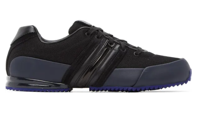 Y-3 Black and Navy Sprint Sneakers (S82112)