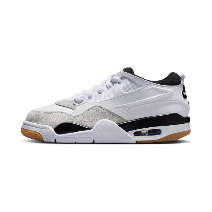 AIR Jordan RETRO 4 RM GS MILITARY “White / Neutral Grey / Gum Medium Brown / Black” (FQ7938-110)