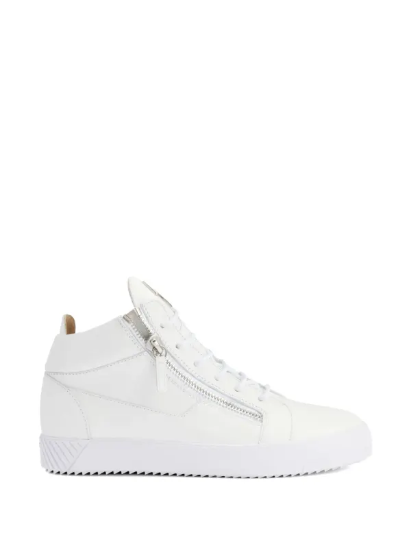 Giuseppe Zanotti Kriss mit seitlichem Reißverschluss – White (RM60023H01)
