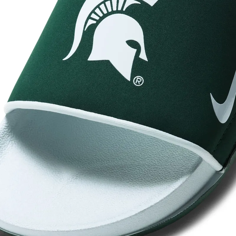 Nike College Offcourt Michigan State Particle Grey/Grey Fog-White-Metallic Silver (CZ9677-001)