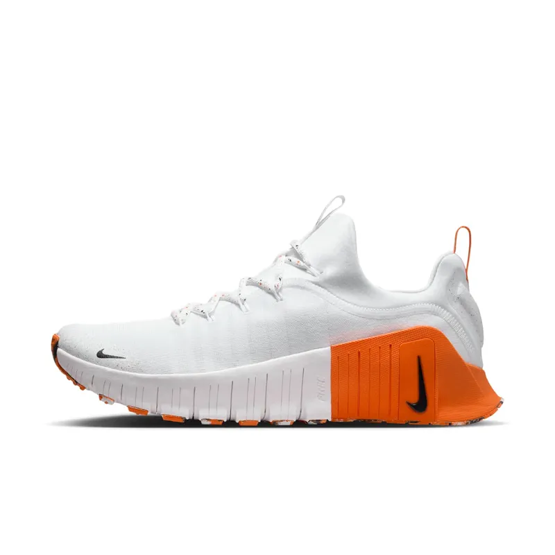 Nike Free Metcon 6 White Safety Orange Black (FJ7127-106)