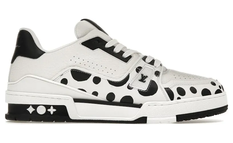 Louis Vuitton LV Trainer Yayoi Kusama Black White (1AB8JE)