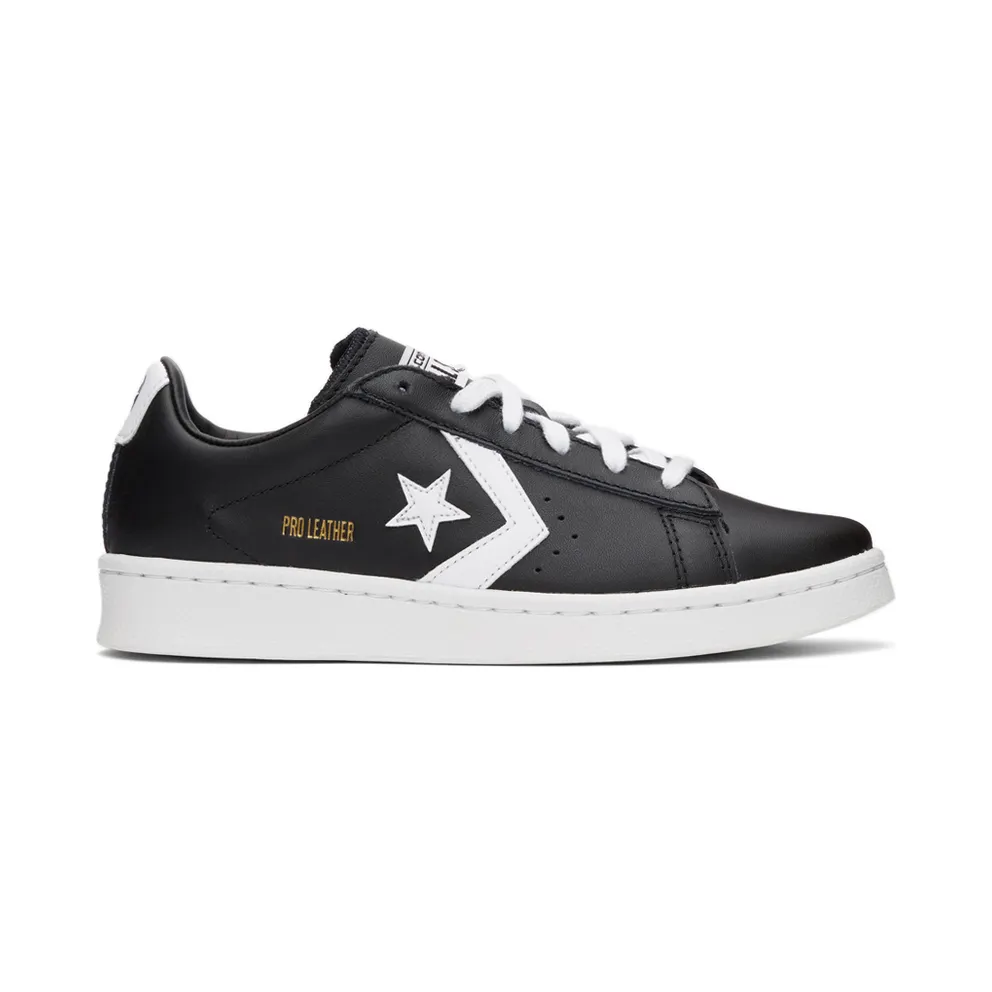 Converse Pro Leather Low Top Schuh Black Black (167238C)