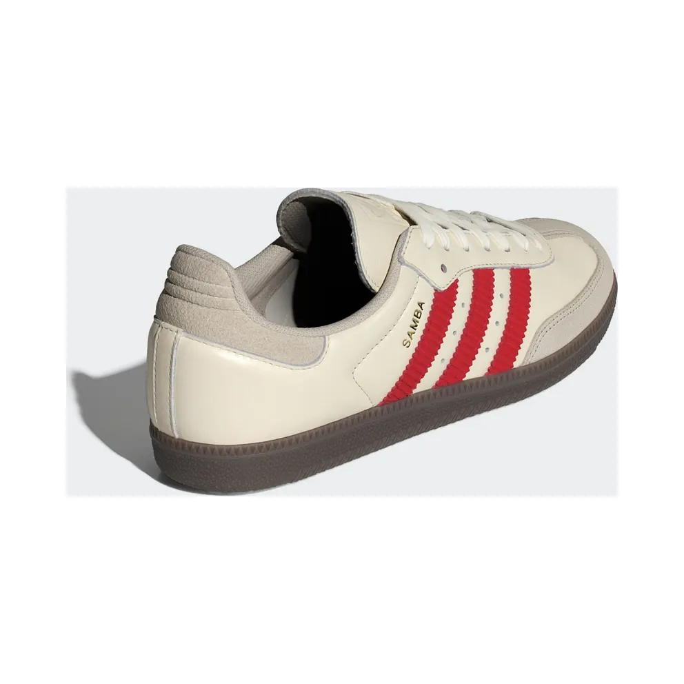 Adidas Samba OG “Off White Better Scarlet” (IH6815)