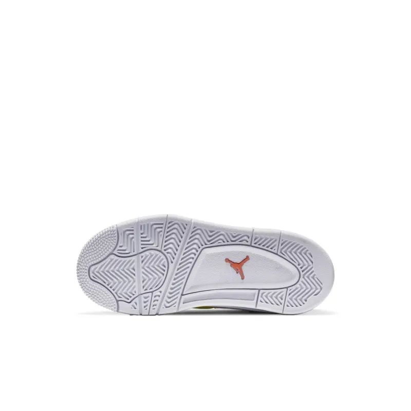 Air Jordan 4 Retro White Lemon Pink (PS) (2020) (CV7809-100)