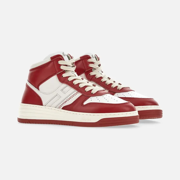 Sneakers Hogan H630 High Top White Red (HXW6300EU40R37958X)