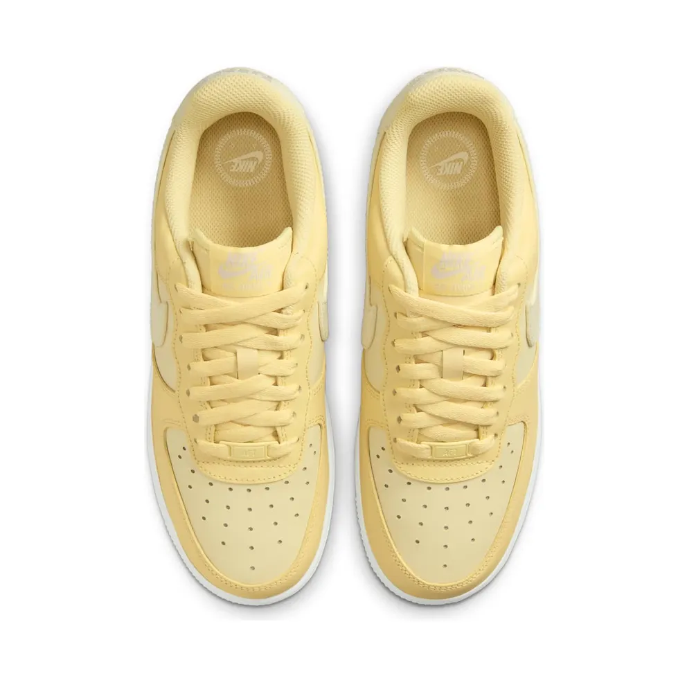 Nike Air Force 1 Cross Stitch Lemon Yellow “Lemon Drop / Summit White / Coconut Milk” (DJ9945-700)