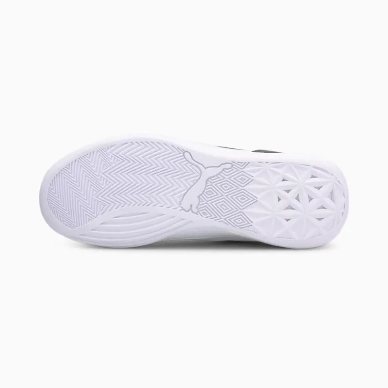 Puma Clyde Hardwood Team Basketball Shoes White/Black (194454-01)