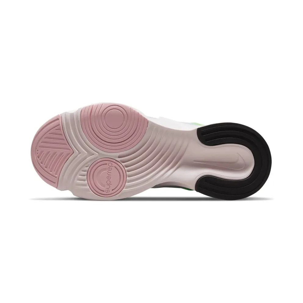Nike SuperRep Go 2 Training Shoe “White / Green Strike / Light Soft Pink / Black” (CZ0612-136)