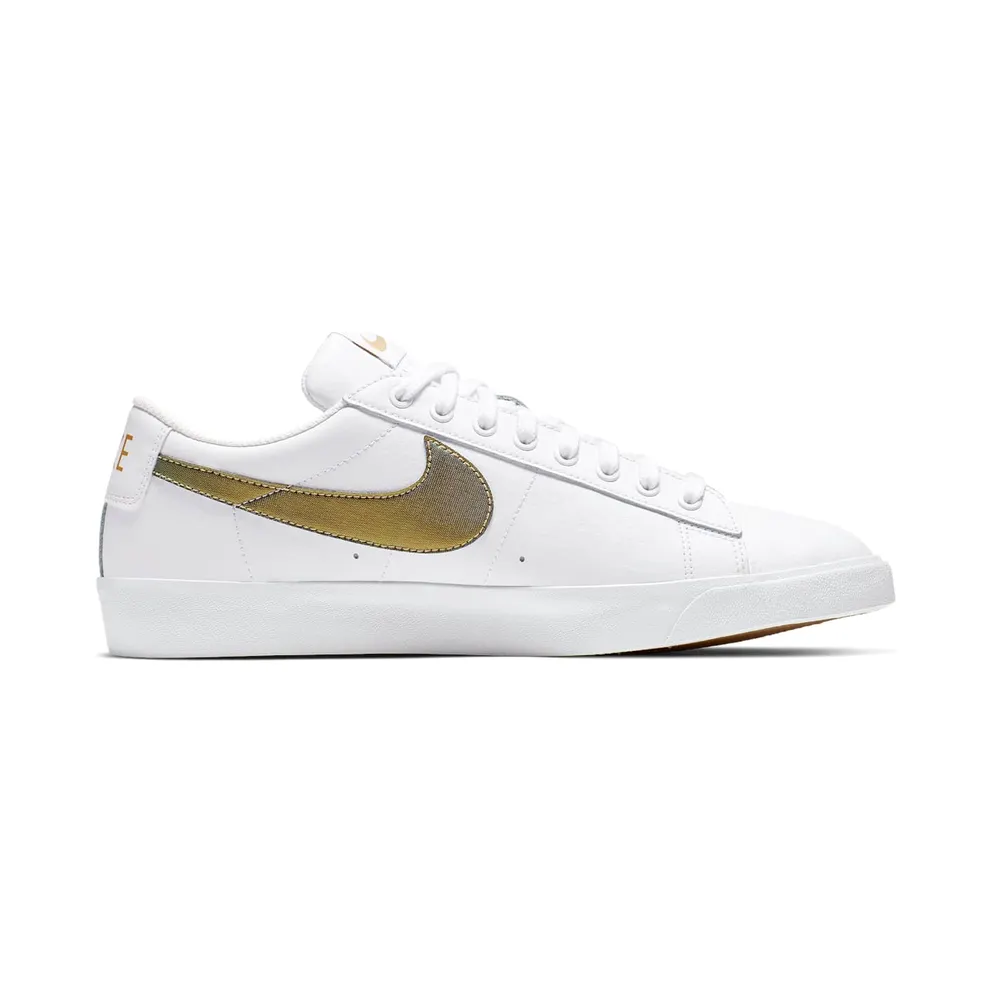 Nike Blazer Low Premium White Fir White Fir Metallic Gold (BQ7460-101)