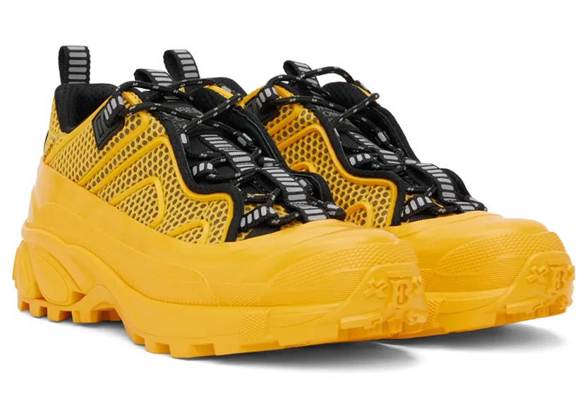 Burberry Yellow Madelina Sneakers (8051087) (4)
