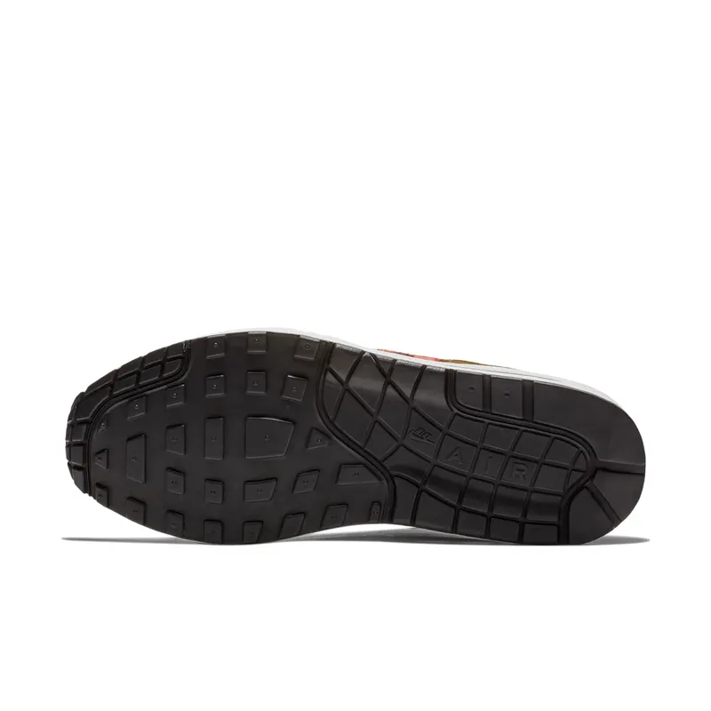 Nike Air Max 1 Solar Daisy Black/Black-Flash Crimson-Faded Spruce (858876-003)
