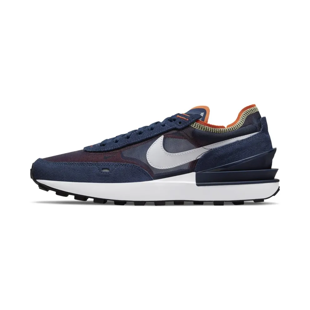 Nike Waffel One “Midnight Navy / Orange / Melon Tint / White” (DA7995-401)