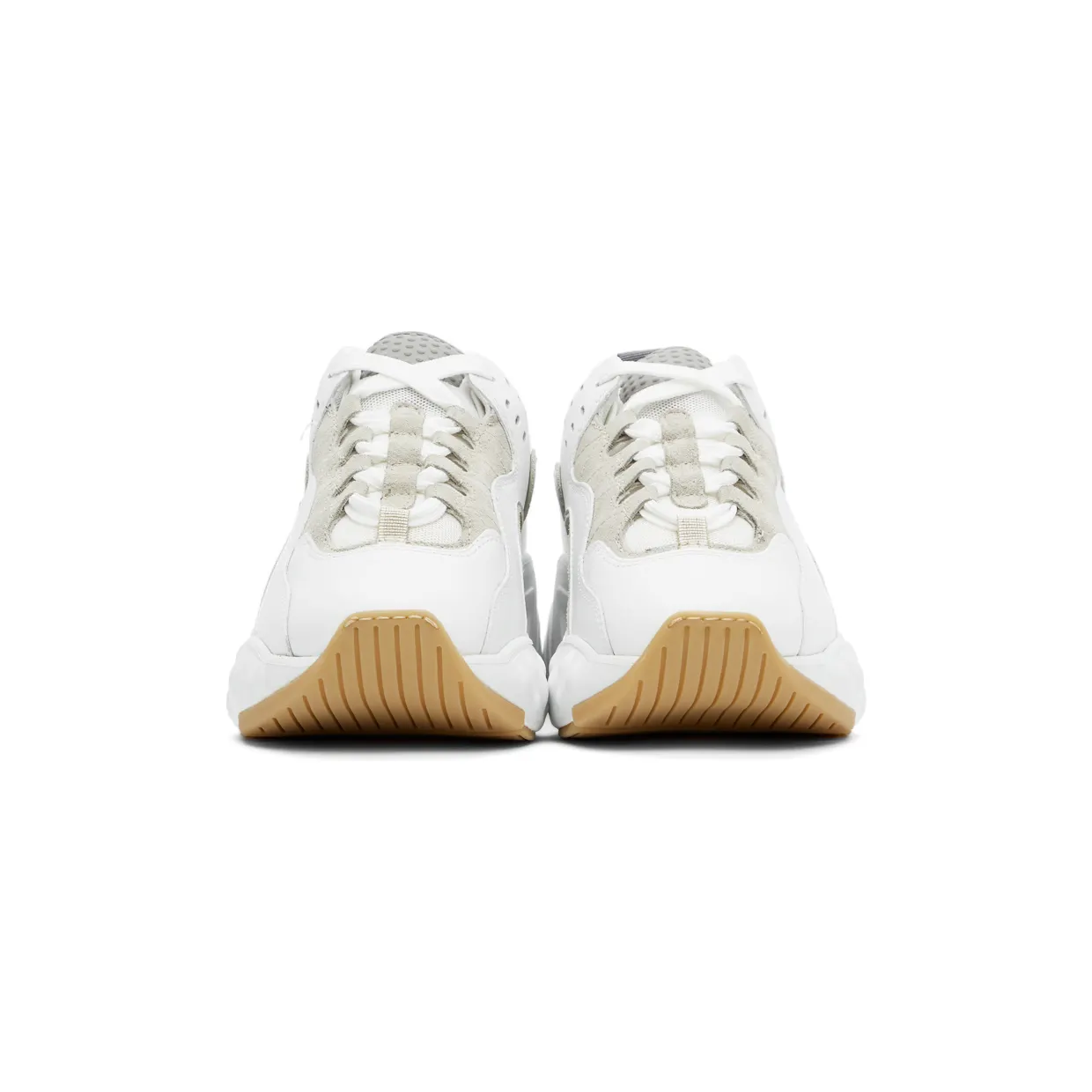 Acne Studios White Nappa Sneakers (AD0285-) (2)