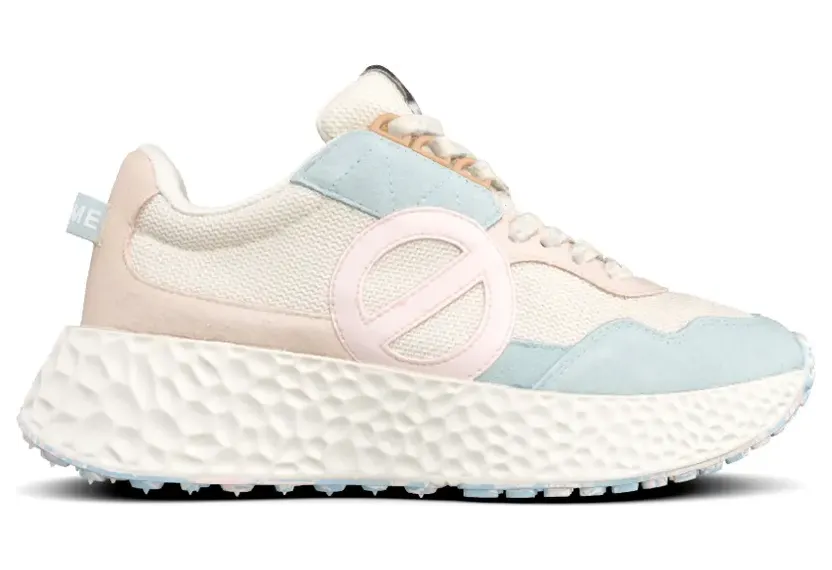 No Name Sneakers met logovlak – Beige (WCARTERJOGGERPINKSKYDOVE)