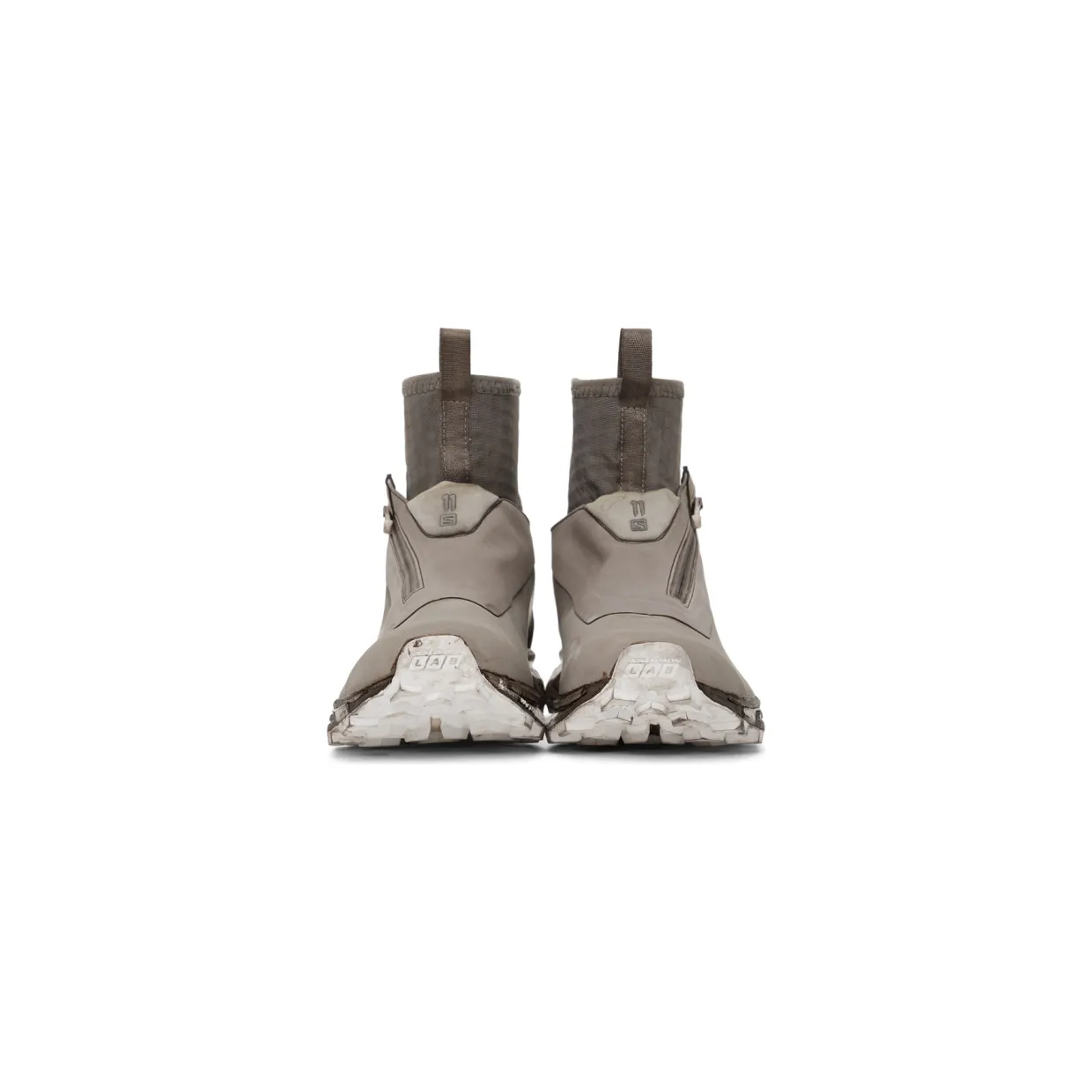 11 by Boris Bidjan Saberi Grey Salomon Edition Bamba 3 Sneakers (114 11xS) (2)
