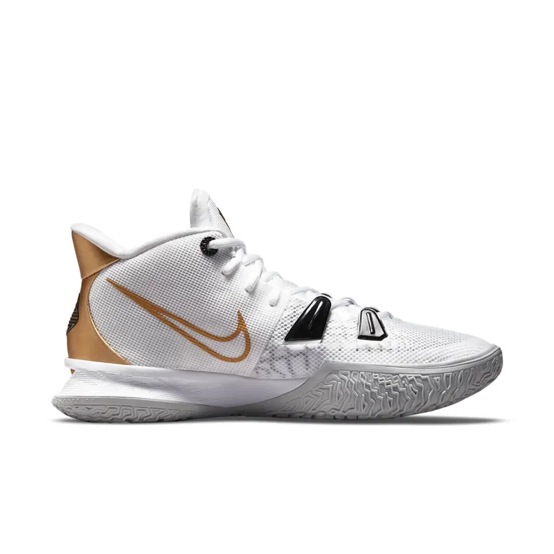 Nike Kyrie 7 White Black Gold (CQ9326-101)