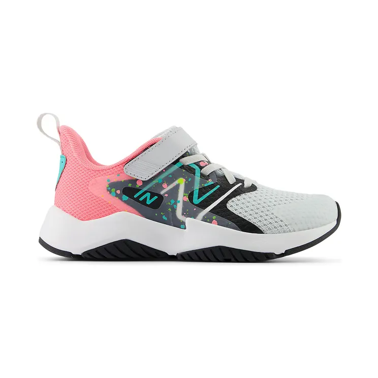 New Balance Rave Run v2 Bungee Lace Quartz Grey Ultra Pink Cyber Jade (YTRAVKP2)