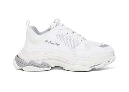 Balenciaga Triple S White Silver (536737W2FS41200)