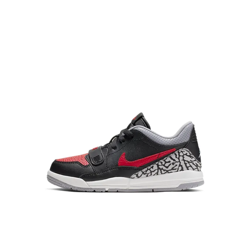 Jordan Legacy 312 Low Bred Cement (PS) Black/Gym Red-Black-Cement Grey (CD9055-006)