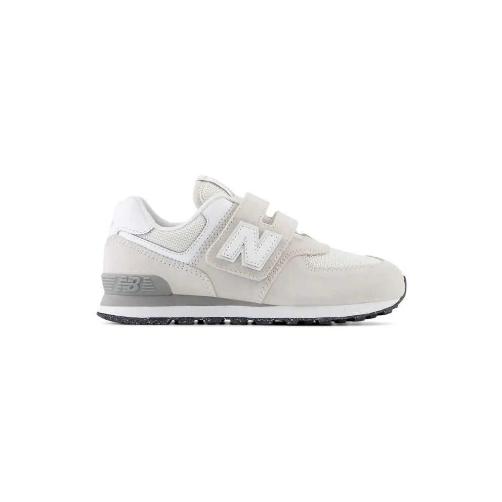 NEW BALANCE 574 HOOK & LOOP “NIMBUS CLOUD / WHITE” (PV574EVW)