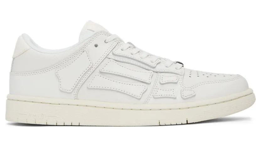 AMIRI White Skel Top Low Sneakers (PS22MFS003-194)