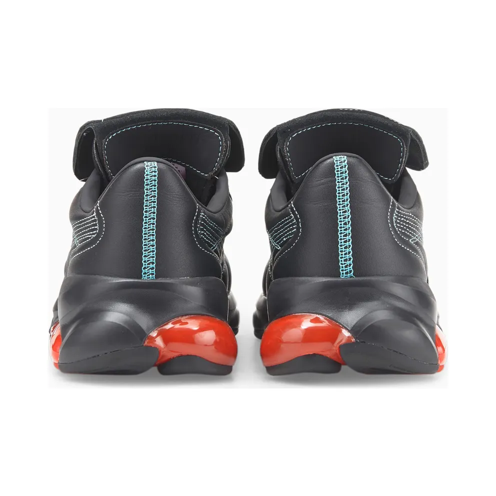 PUMA x Dua Lipa Cell Dome King Women’ Black/Poppy Red/Blue Glow (387289-01)