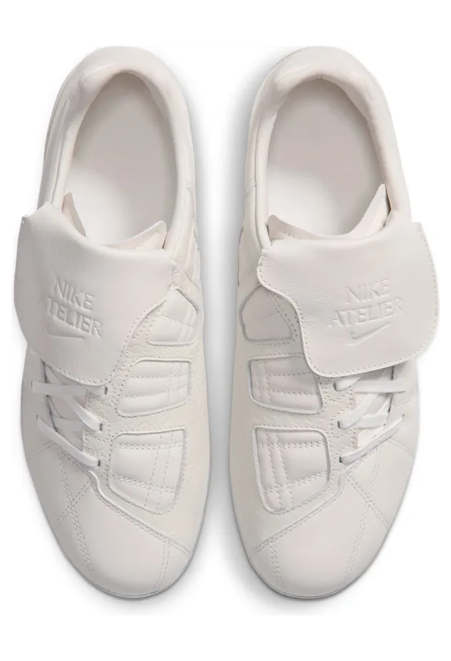 Nike Total 90 Atelier (JF7576-100) — voetbalerfgoed in roomwit leer (4)
