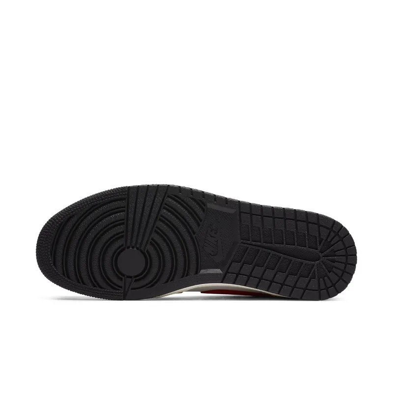 Jordan 1 Low Night Track Sail/Metallic Silver-Varsity Red-Black (DA4668-001)