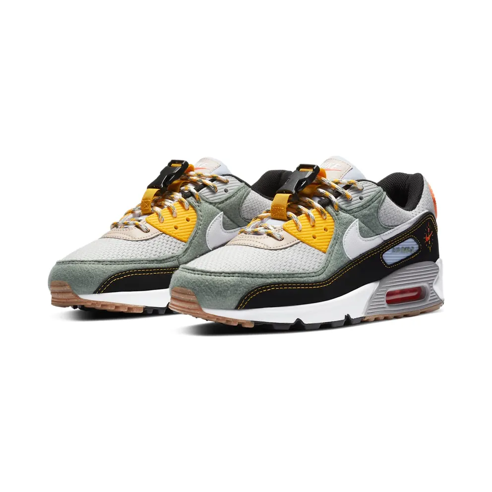 Nike Air Max 90 Buckle Spiral Sage Spiral Sage/Black-University Gold-White (DC2525-300)