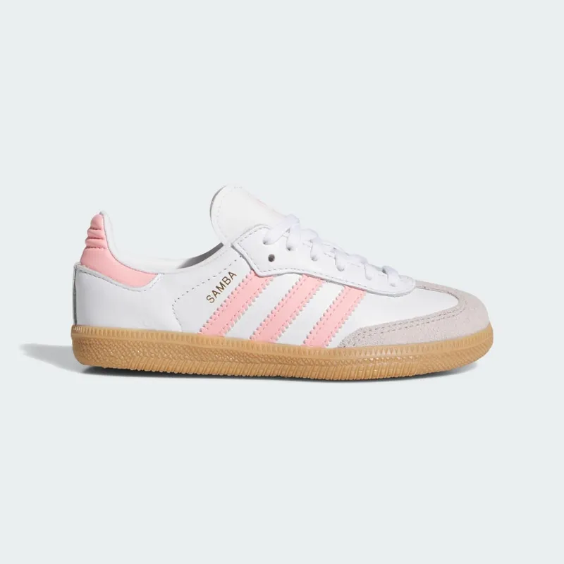 Adidas Samba OG Kids Cloud White / Semi Pink Spark / Gum (JP5484)